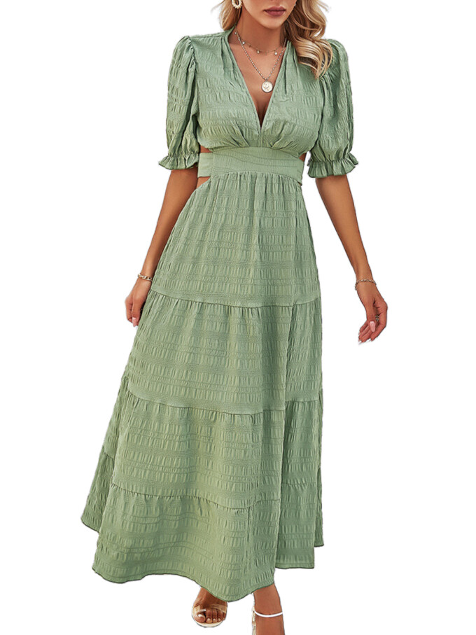 puff-sleeve-flowy-dress-Armygreen-1.jpg