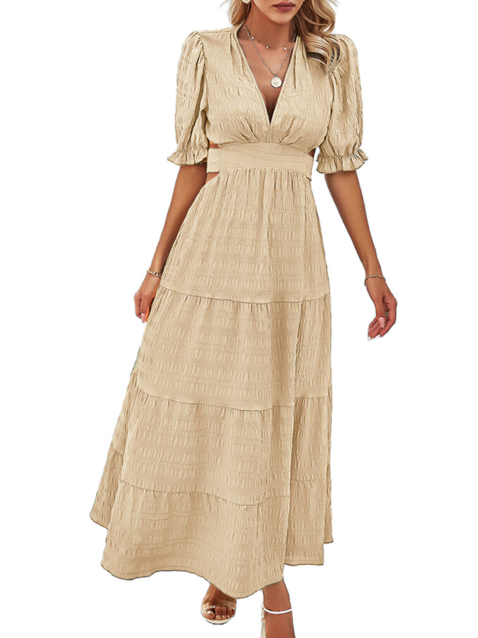 puff-sleeve-flowy-dress-Khaki-1.jpg