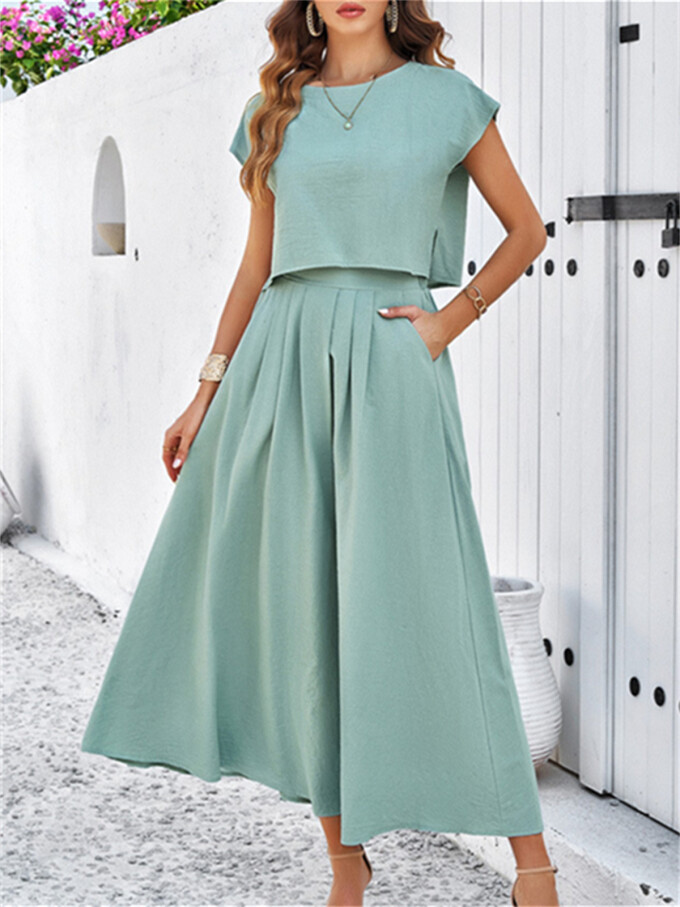 summer-skirt-sets-Green-5.jpg