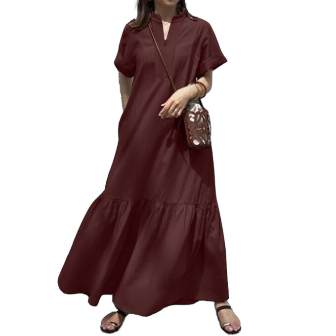 summer-short-sleeve-maxi-dress-Burgundy-1.jpg