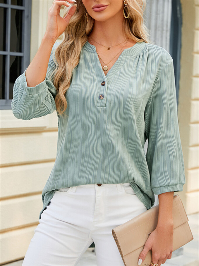 half-sleeve-blouse-Green-3.jpg