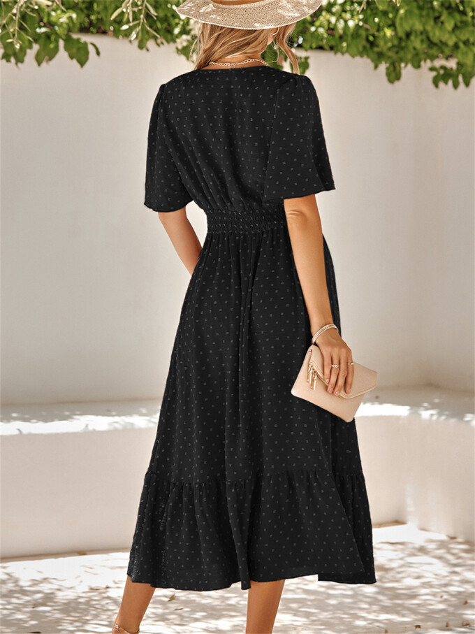 v-neck-ruffled-dress-Black-2.jpg