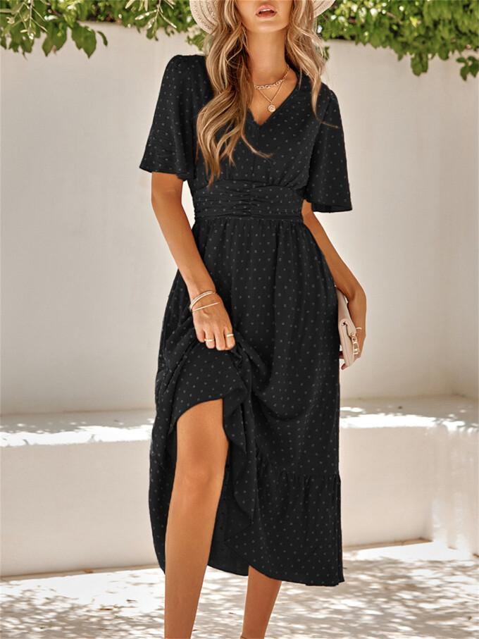 v-neck-ruffled-dress-Black-3.jpg