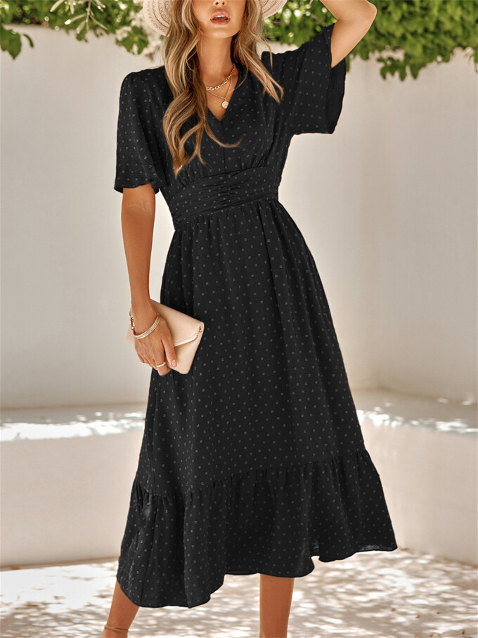 v-neck-ruffled-dress-Black-4.jpg