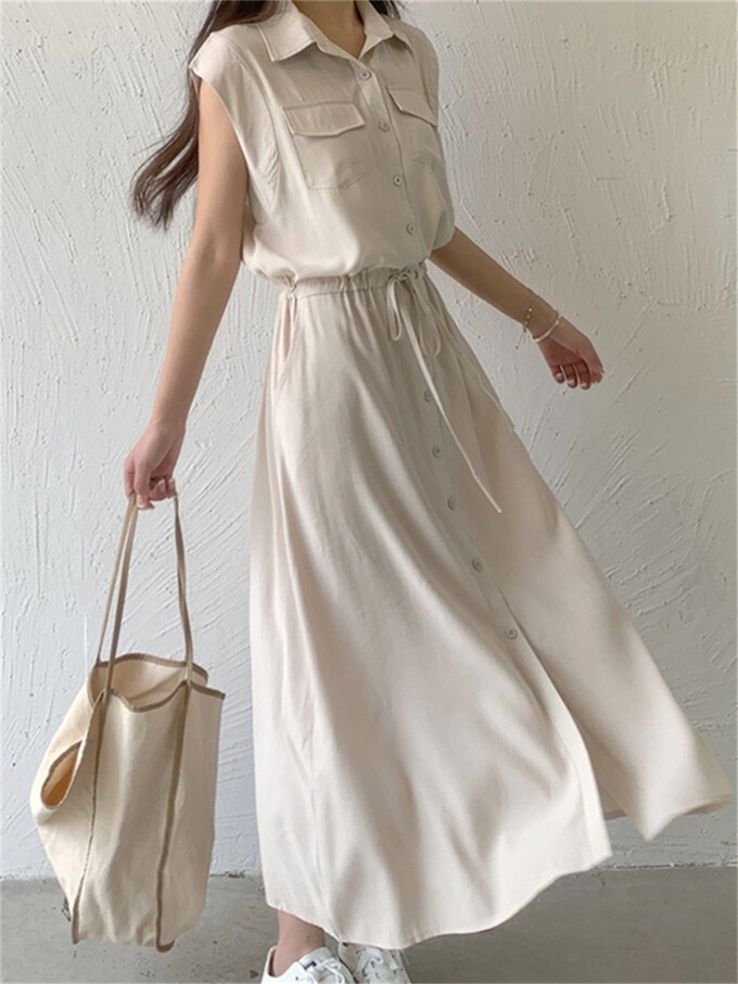 cap-sleeve-shirt-dress-Apricot-3.jpg