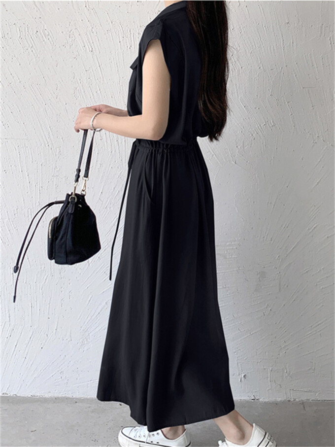 cap-sleeve-shirt-dress-Black-2.jpg