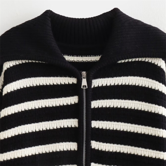 fall-casual-sweater-top-full-zipper-BlackWhite-Stripe-3.jpg