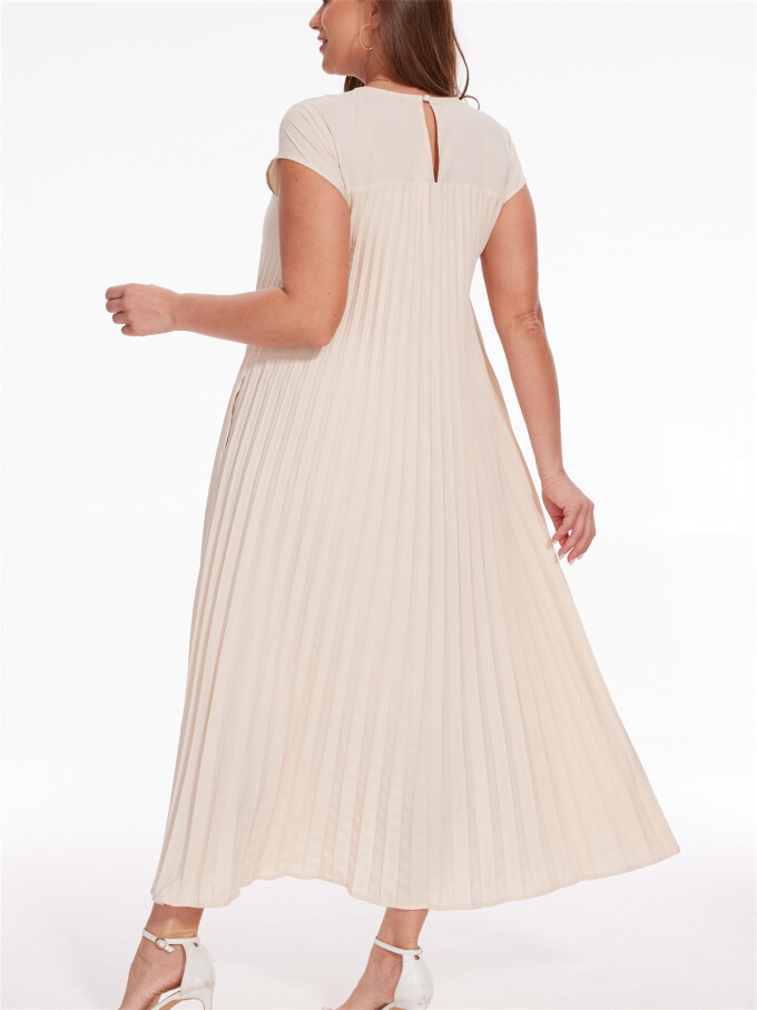 cap-sleeve-pleated-dress-Beige-3.jpg