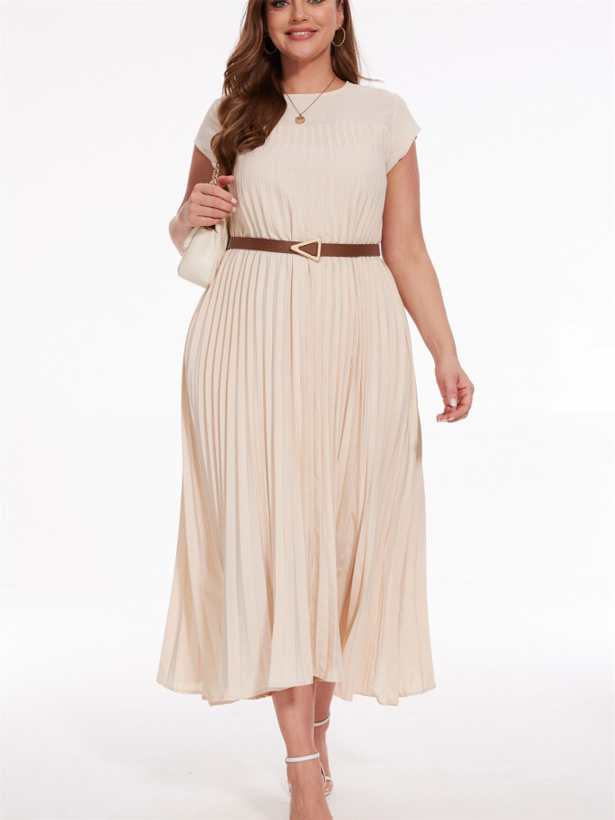 cap-sleeve-pleated-dress-Beige-4.jpg