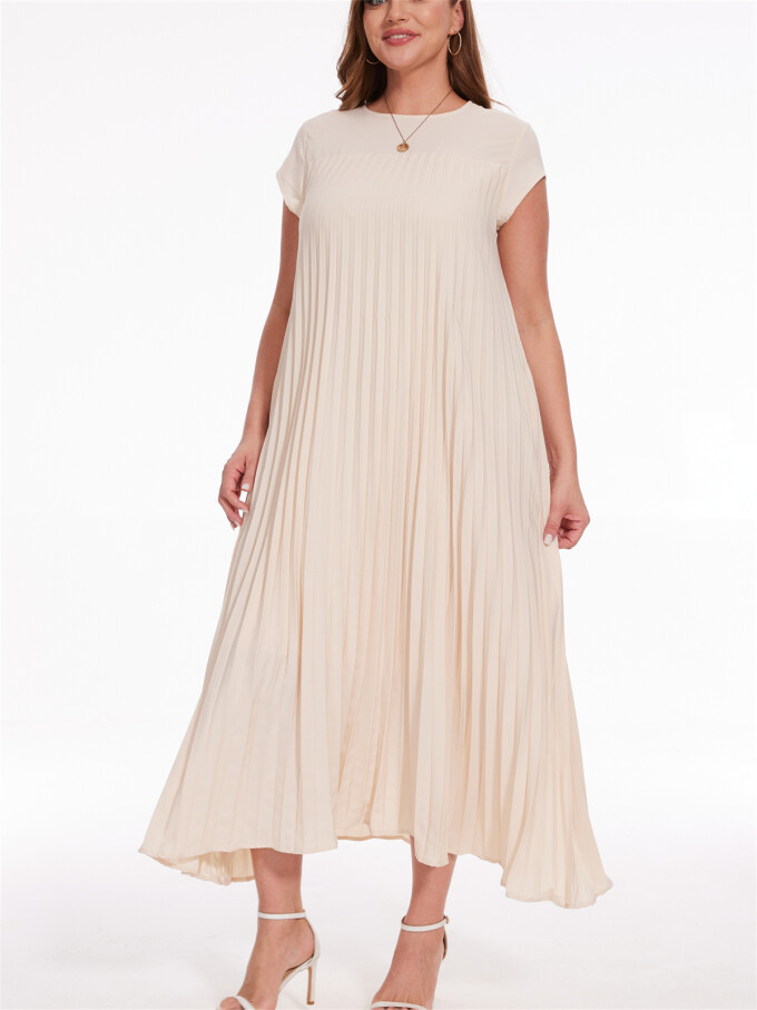 cap-sleeve-pleated-dress-Beige-5.jpg