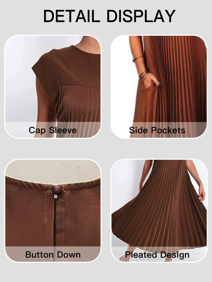 cap-sleeve-pleated-dress-Coffee-4.jpg