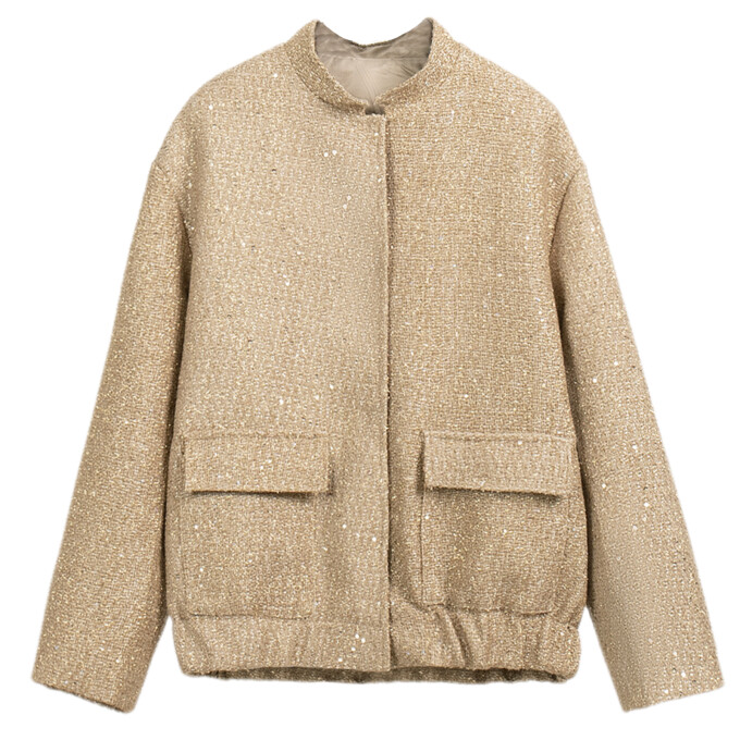 long-sleeve-tweed-jacket-Khaki-1.jpg