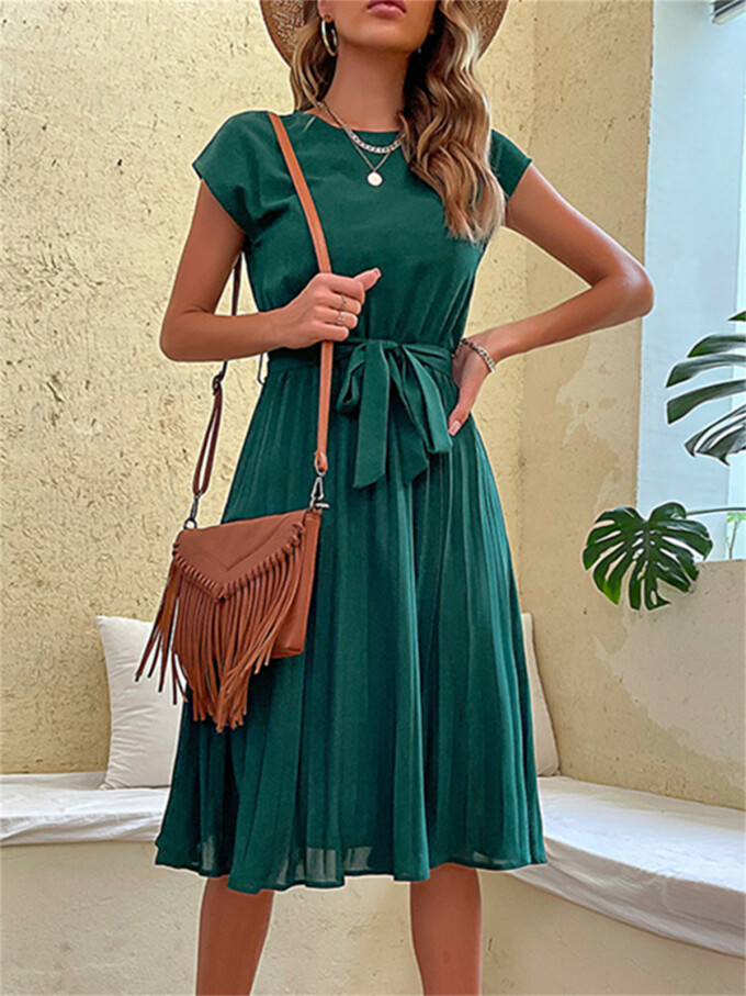 pleated-belted-midi-dress-Darkgreen-5.jpg