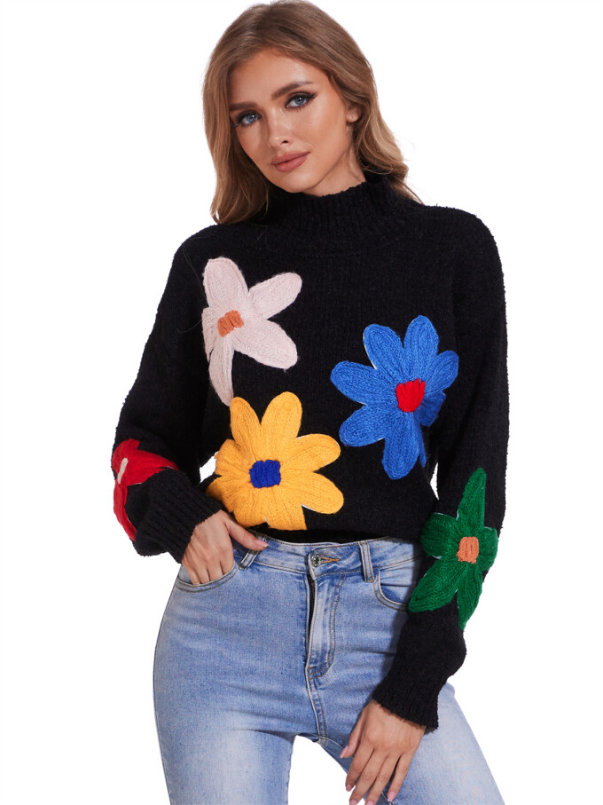 flower-pattern-sweater-Black-5.jpg