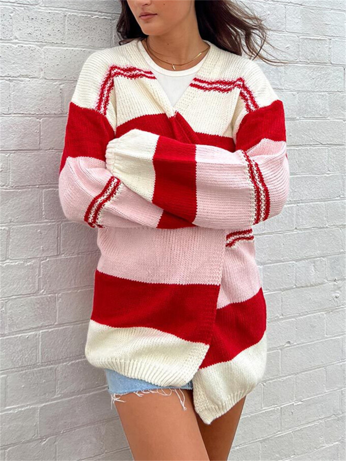 red-striped-long-cardigan-Red-6.jpg