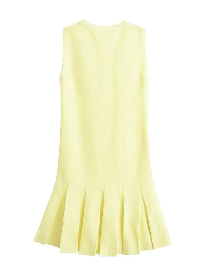 sleeveless-pleated-mini-dress-Yellow-2.jpg