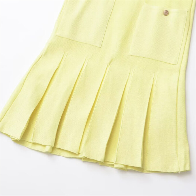 sleeveless-pleated-mini-dress-Yellow-5.jpg