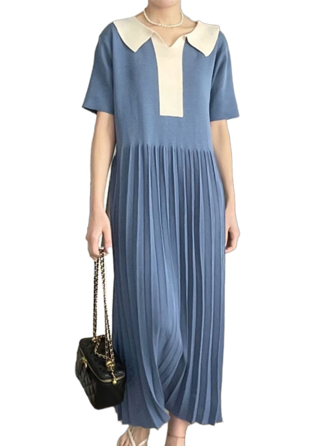 knit-pleated-long-dress-Blue-1.jpg