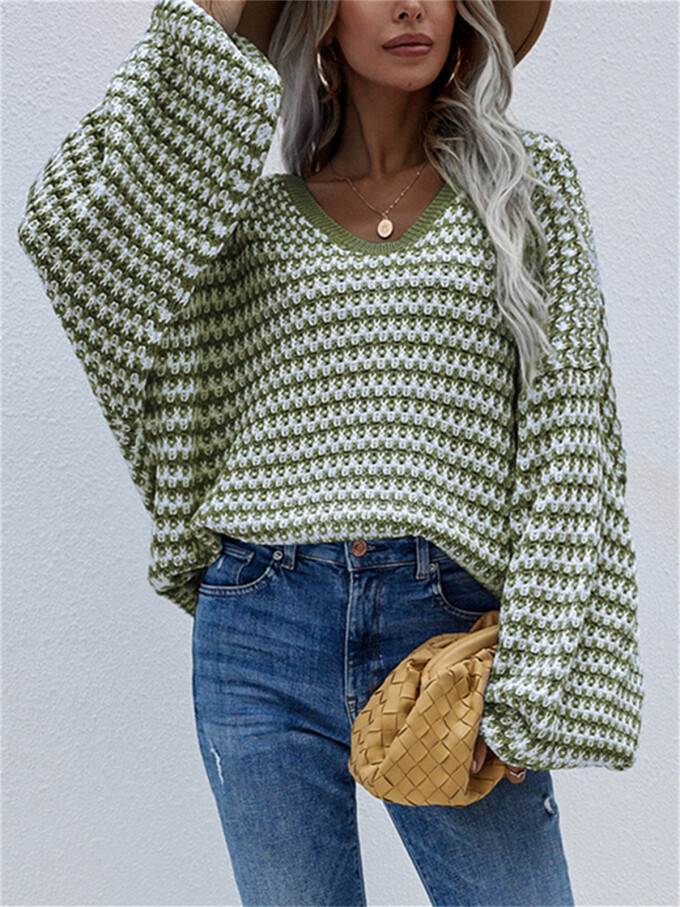 v-neck-pullover-sweater-Green-5.jpg