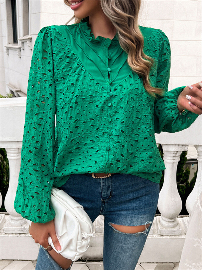 women-lace-hollow-out-blouse-Emerald-2.jpg