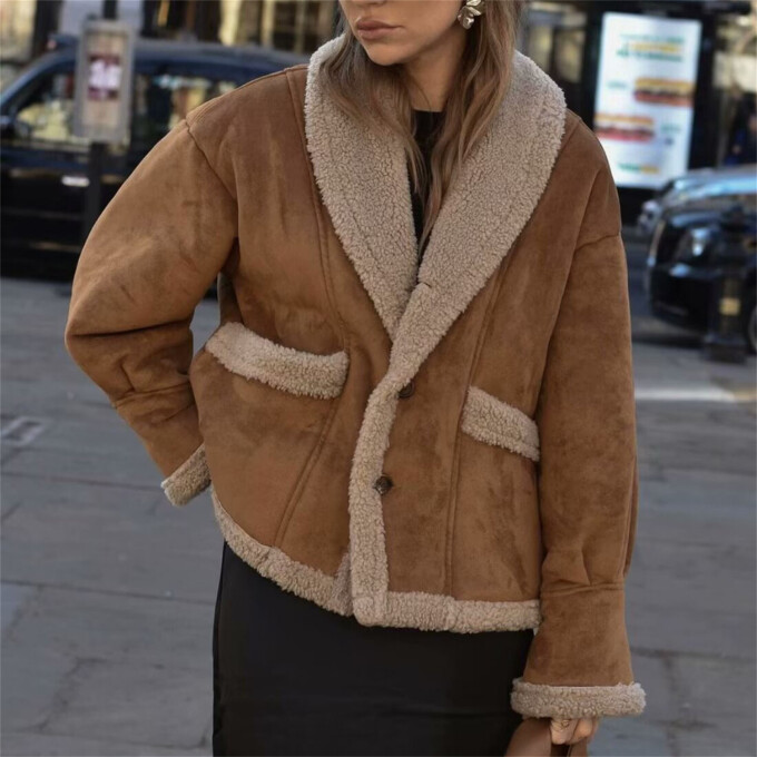 women-winter-fleece-warm-coat-Khaki-2.jpg