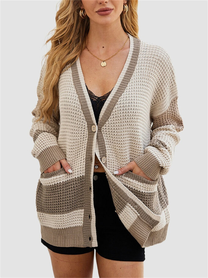 contrast-cardigan-sweater-Khaki-3.jpg