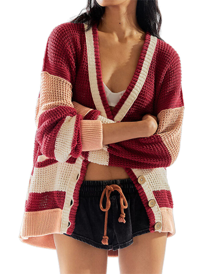 contrast-cardigan-sweater-Red-1.jpg