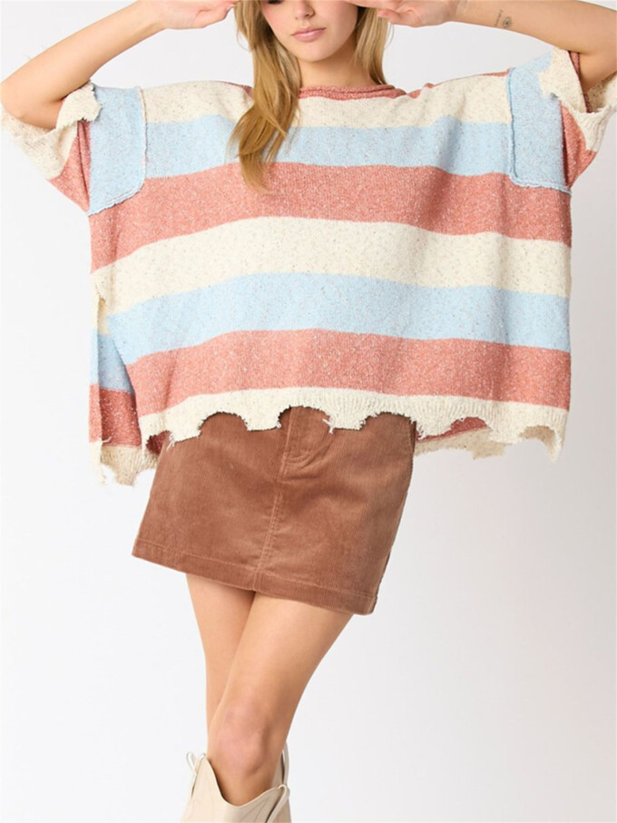 short-sleeve-striped-sweater-Brown-5.jpg