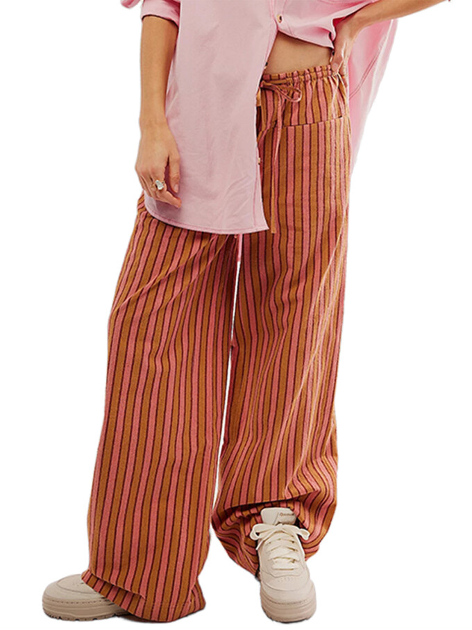 casual-striped-long-pants-Orange-1.jpg