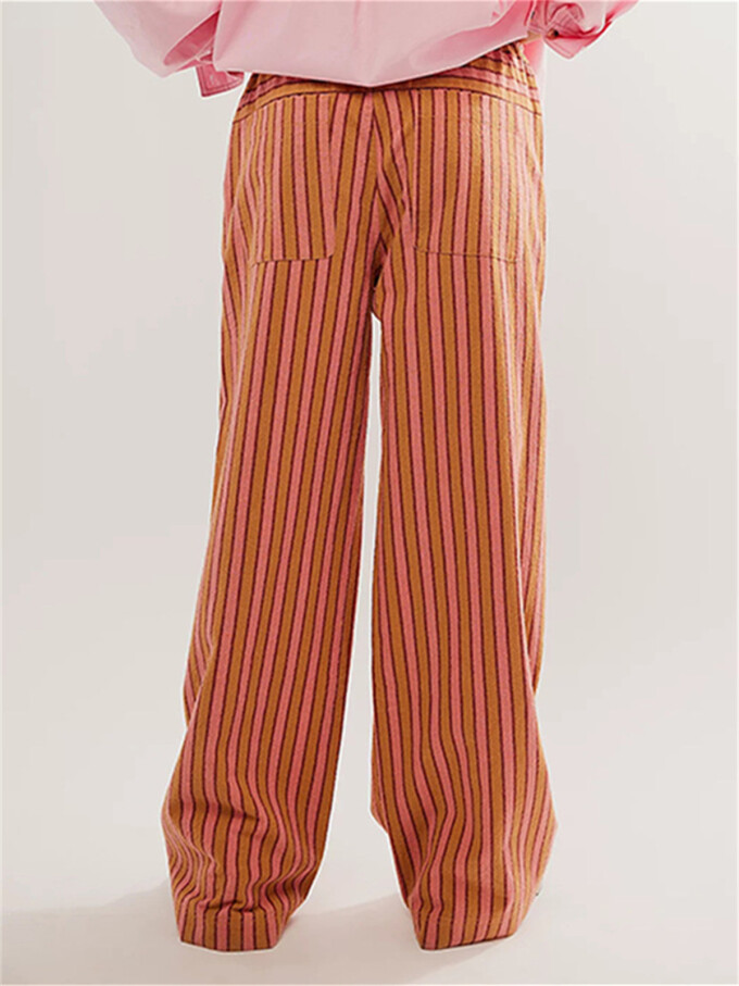 casual-striped-long-pants-Orange-2.jpg