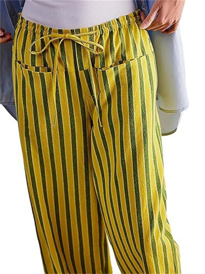 casual-striped-long-pants-Yellow-2.jpg