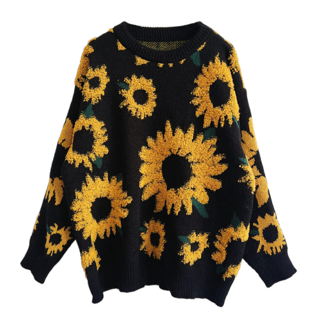 sunflower-pattern-pullover-sweater-Black-6.jpg