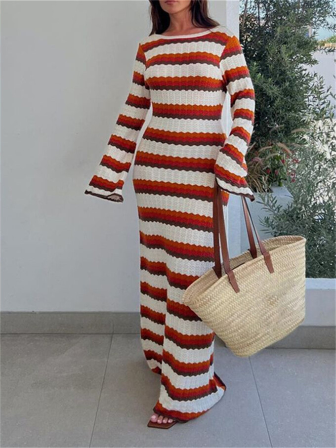 backless-striped-long-dress-Orange-4.jpg