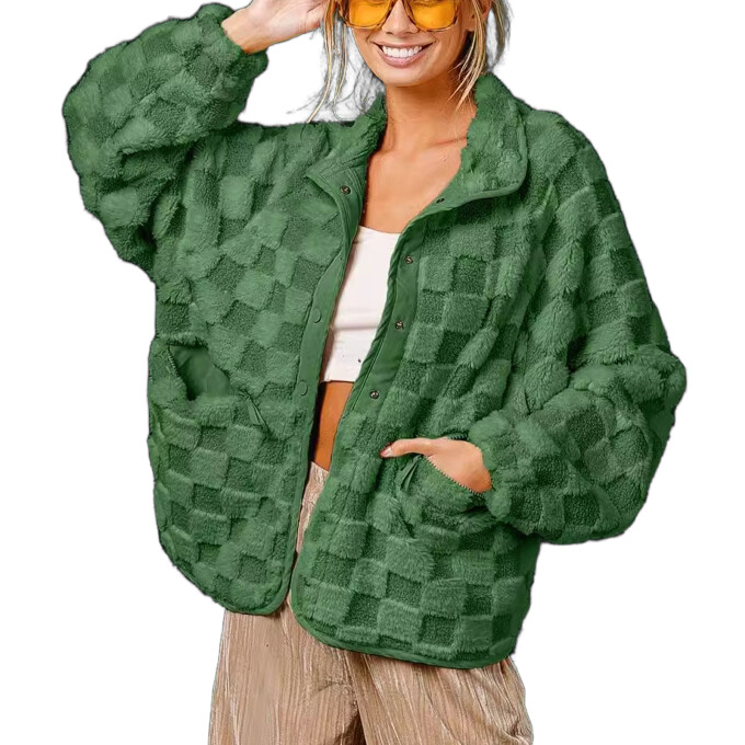 checkered-fleece-jackets-Green-1.jpg