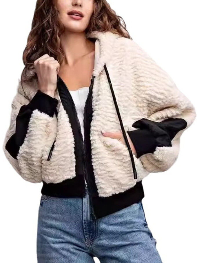 women-fleece-fuzzy-jacket-Beige-1.jpg