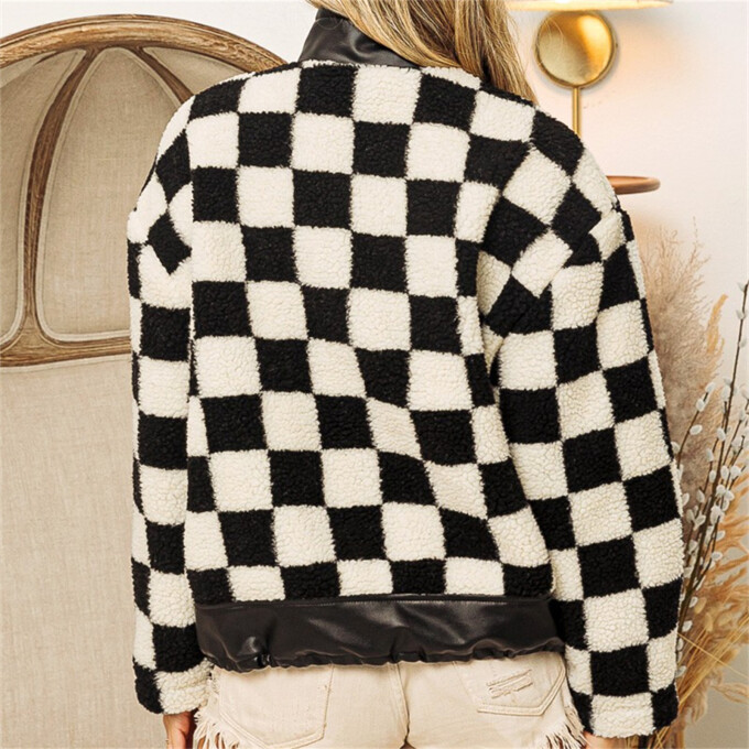 women-zip-up-checkered-jacket-Black-6.jpg