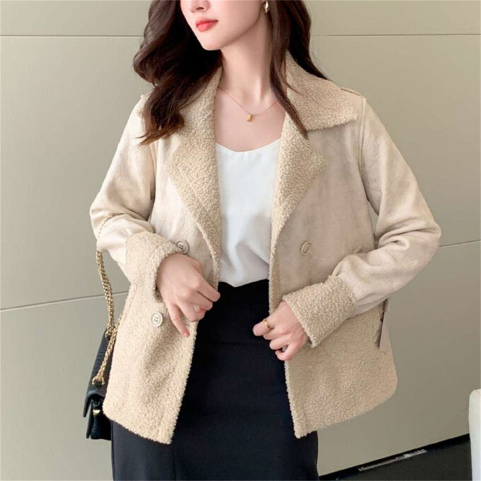 women-fleece-leather-jacket-Beige-2.jpg