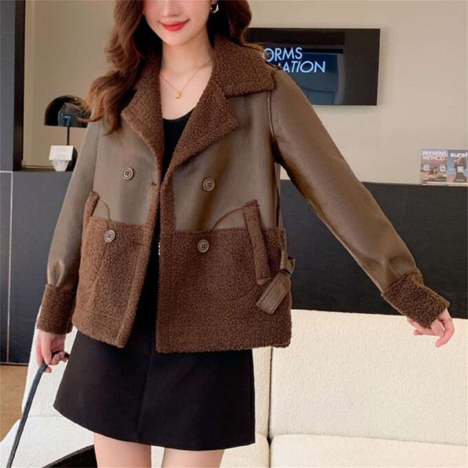 women-fleece-leather-jacket-Brown-2.jpg