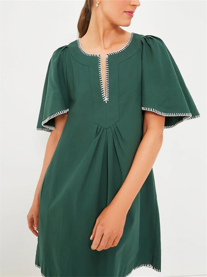 ruffle-sleeve-short-dress-Green-12.jpg