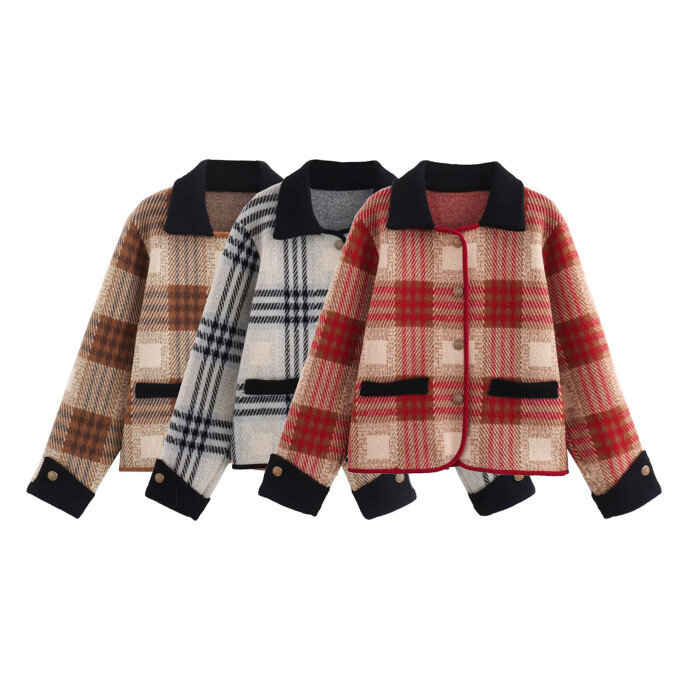 plaid-knit-cardigan-sweater-Red-2.jpg