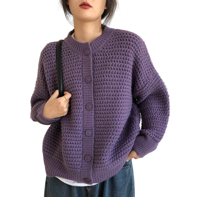 women-cute-button-sweater-Purple-1.jpg