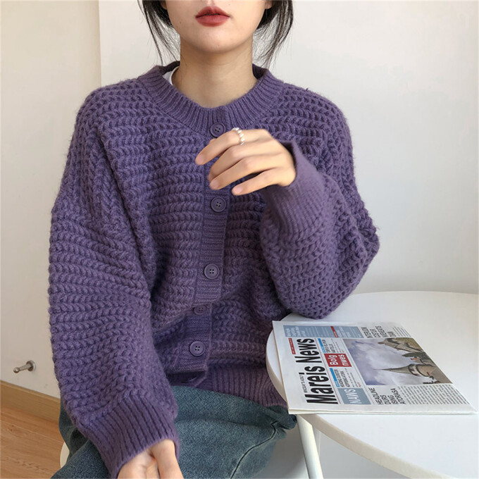 women-cute-button-sweater-Purple-3.jpg