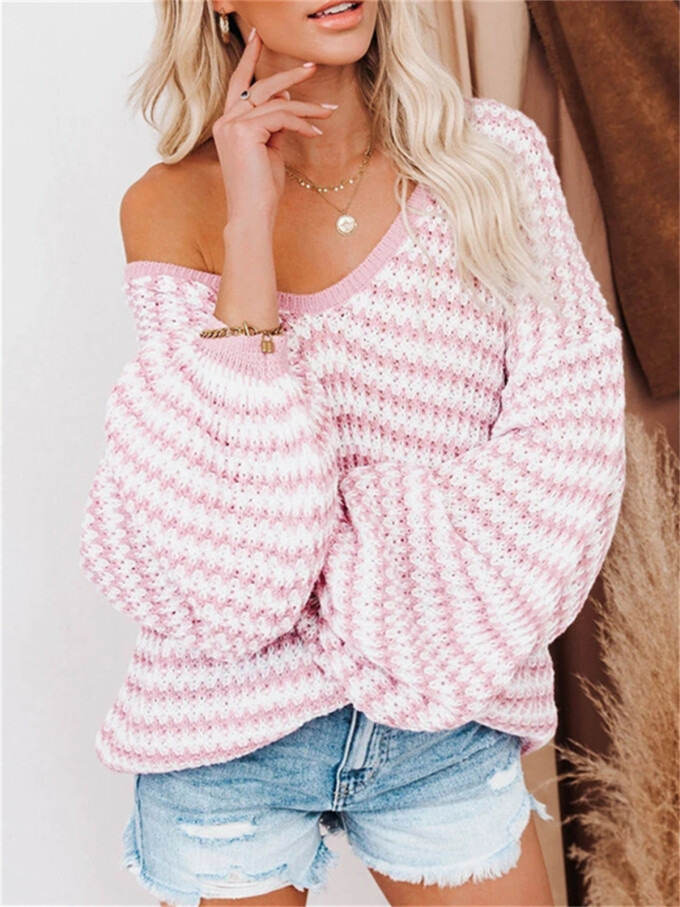 v-neck-pullover-sweater-Pink-4.jpg