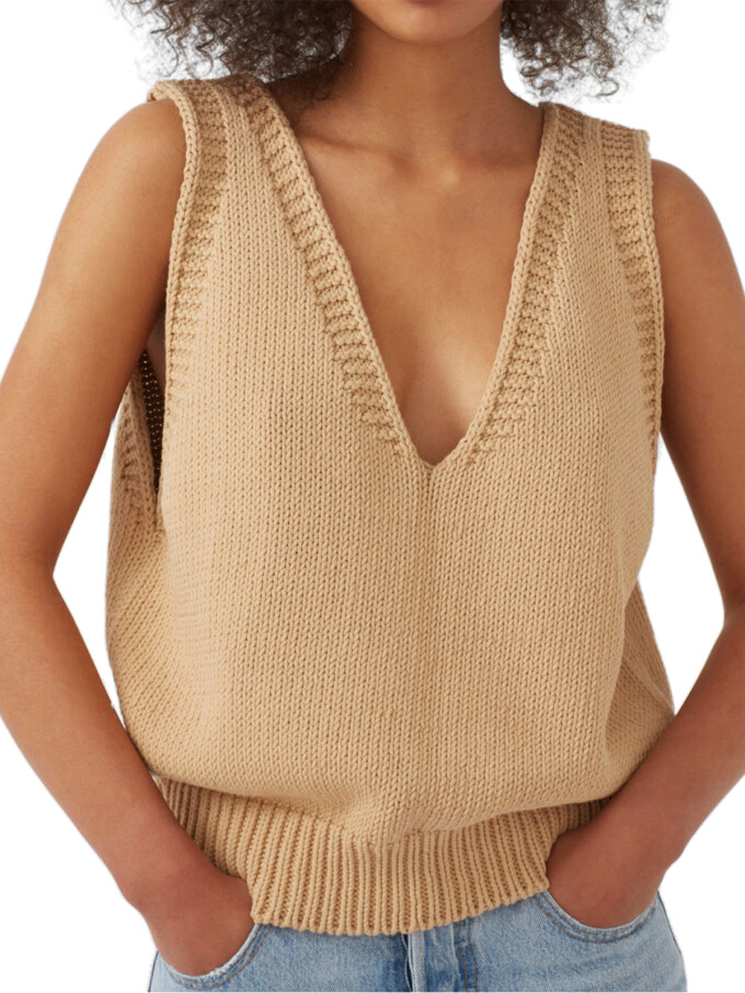 women-casual-v-neck-knit-vest-Camel-1.jpg