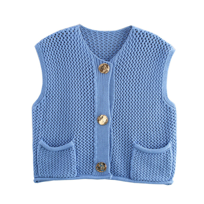 casual-sleeveless-knit-cardigan-vest-Blue-1.jpg