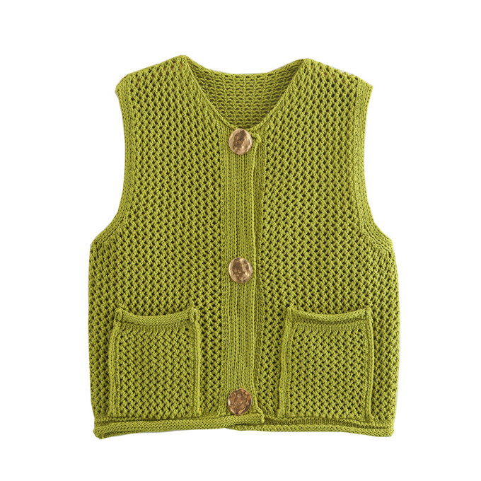 casual-sleeveless-knit-cardigan-vest-Grass-1.jpg