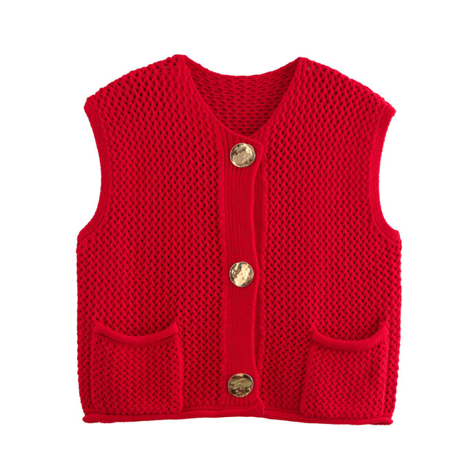 casual-sleeveless-knit-cardigan-vest-Red-1.jpg