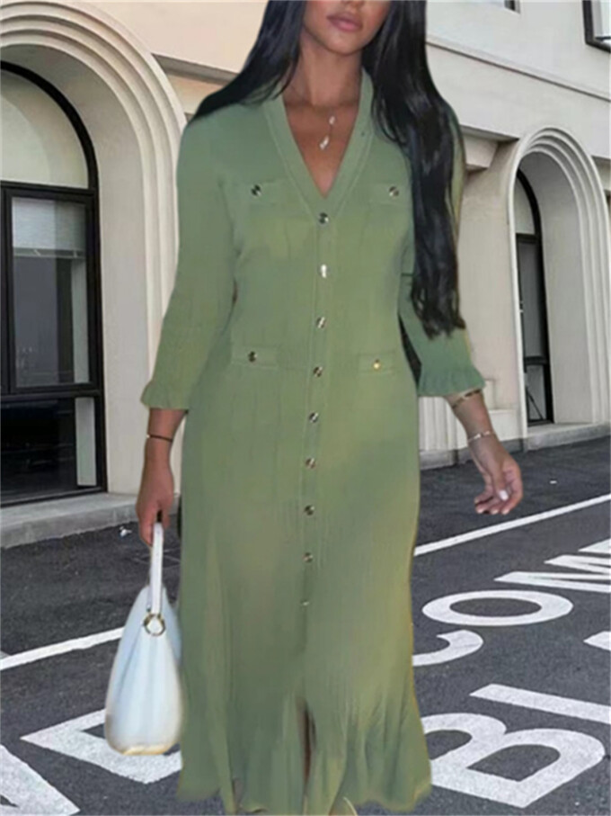 women-knit-sweater-long-dress-Green-2.jpg