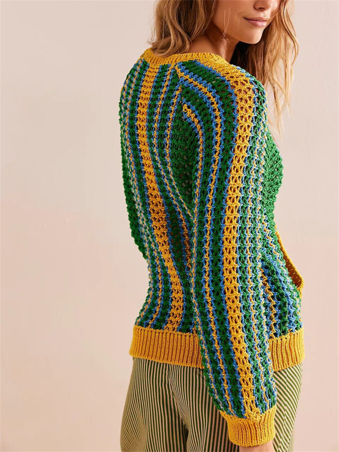 crochet-striped-pullover-tops-Green-2.jpg