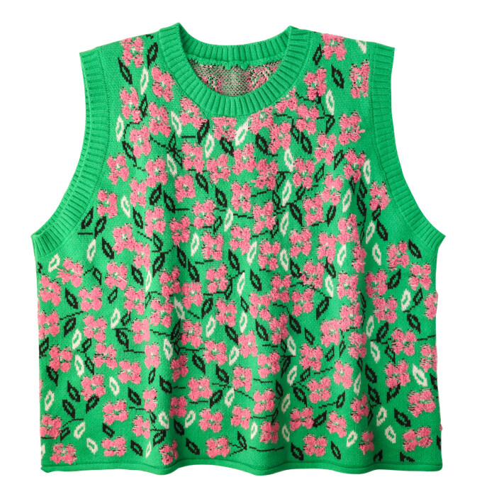 floral-print-sweater-vest-Green-1.jpg